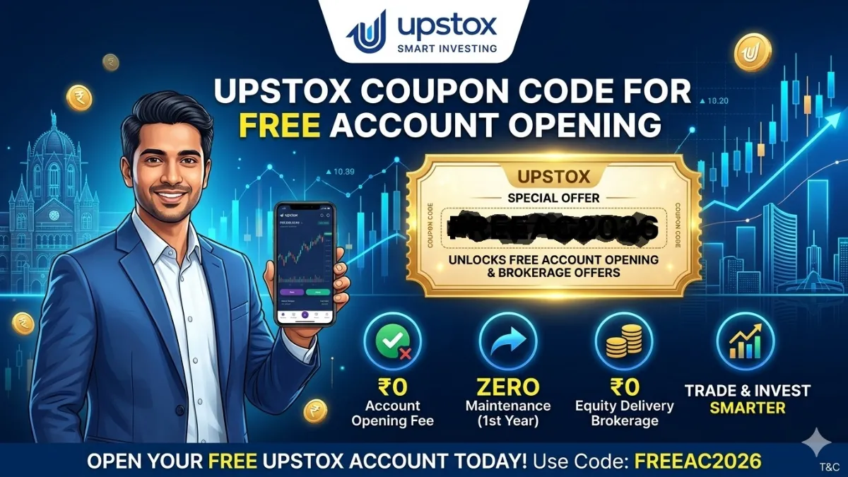 Upstox Coupon Code for Free Account Opening in 2026