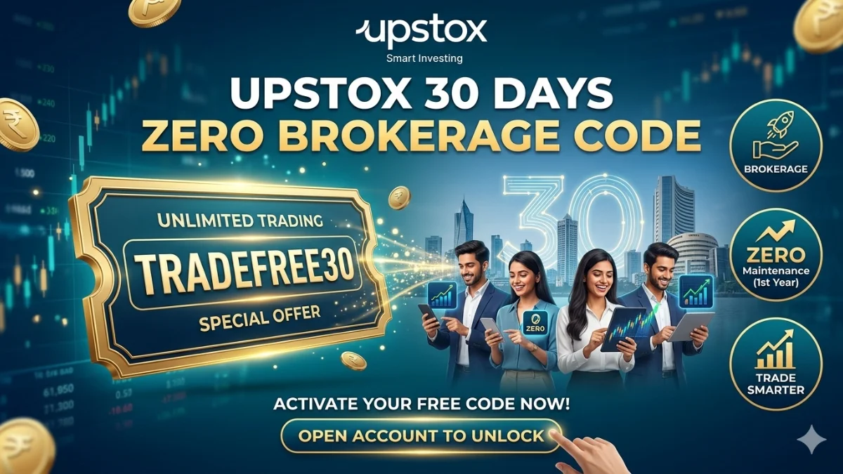 coupon code for upstox for 30 day zero brokerage