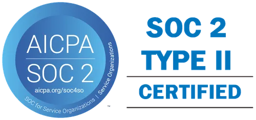 AICPA SOC 2 Type II certified