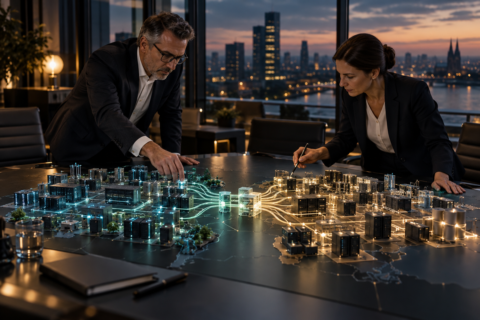[background image] image of a modern office space (for a ai healthcare company)