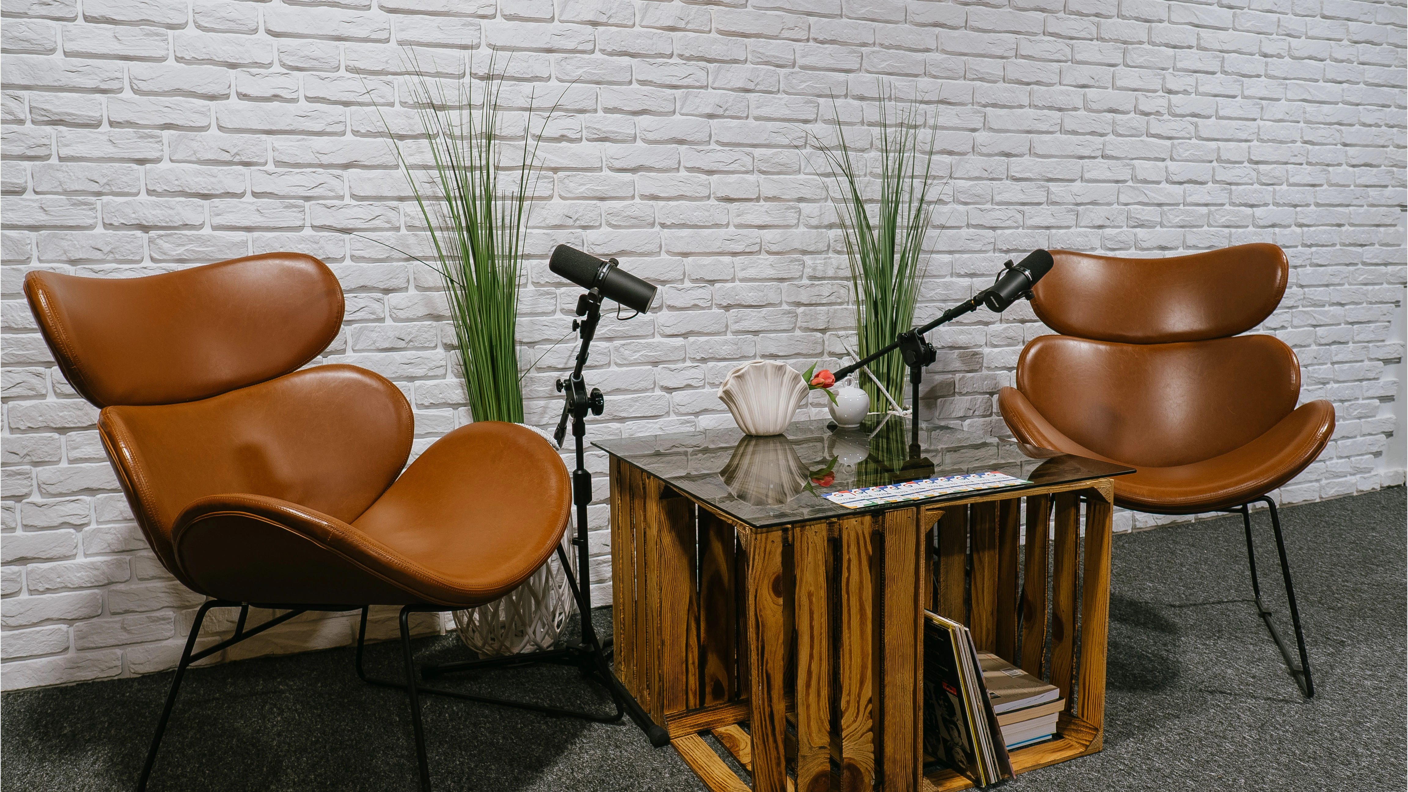 Studio podcastowe w Warszawie – aranżacja 2