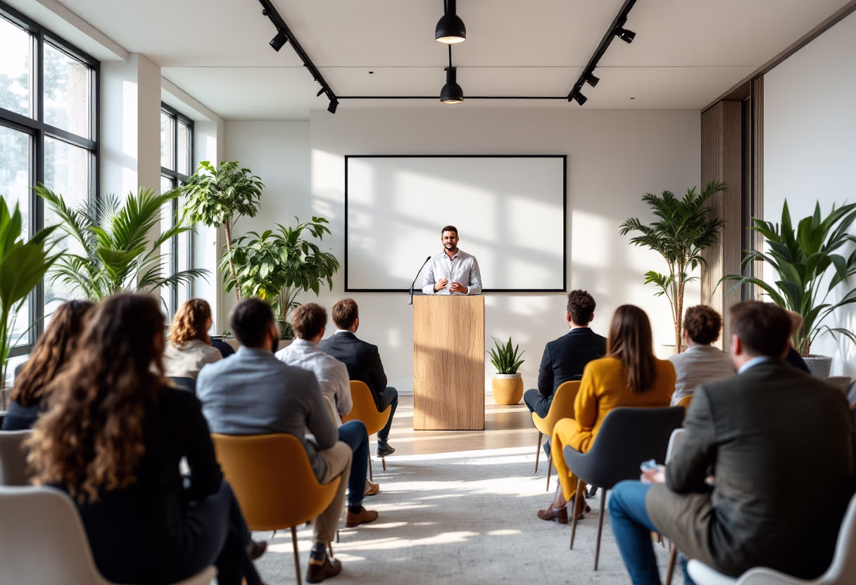 Professionnelle africaine dans un environnement de travail contemporain