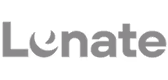 Minimalistic black and white abstract design of curved, tapering lines resembling stylized letters or shapes on a white background.