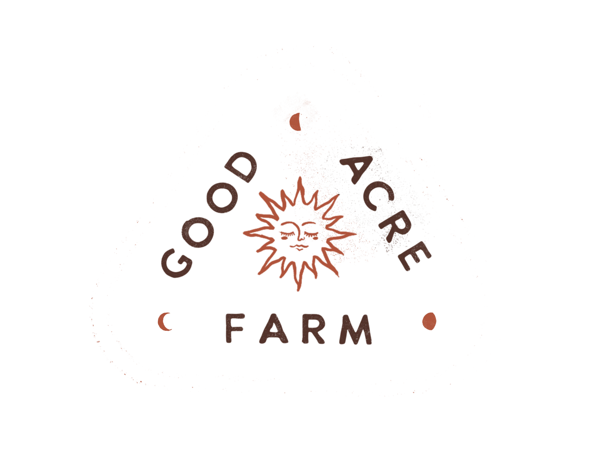 Good Acre Farm sun and moon identity