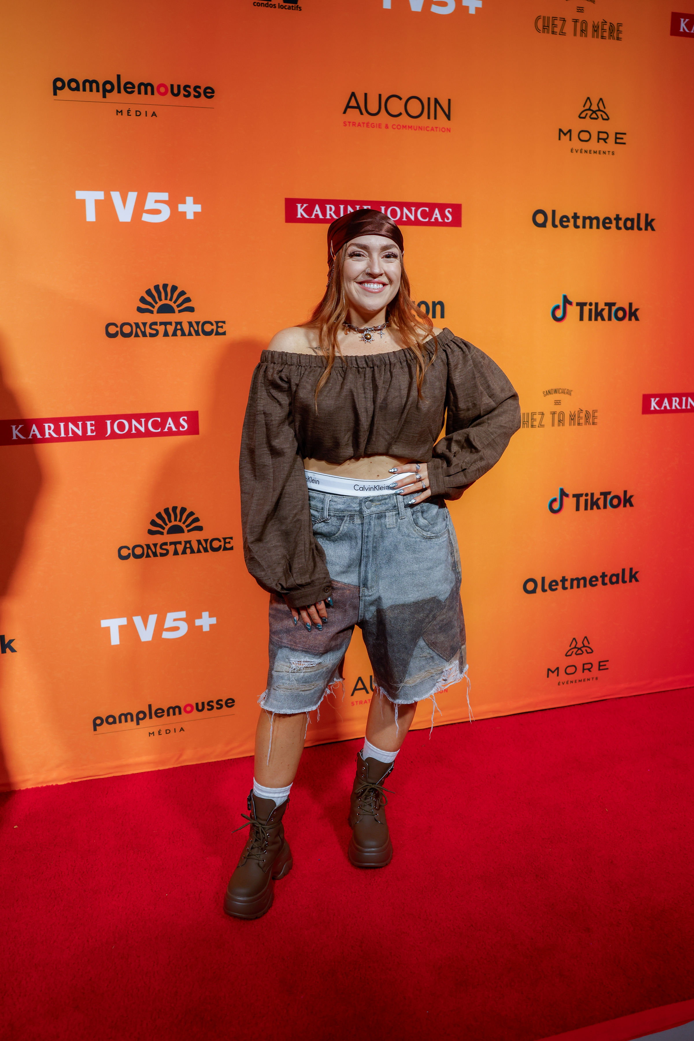 Créatrice sur le tapis rouge au Gala InfluenceCréation 2026