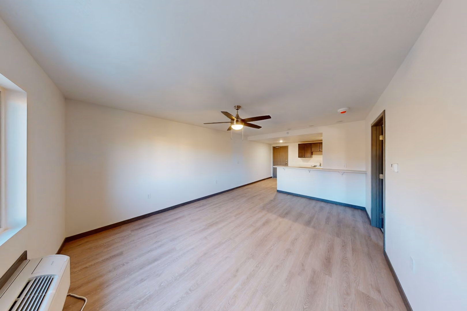 Apartment interior at Floyd River Flats in Sioux City, Iowa.