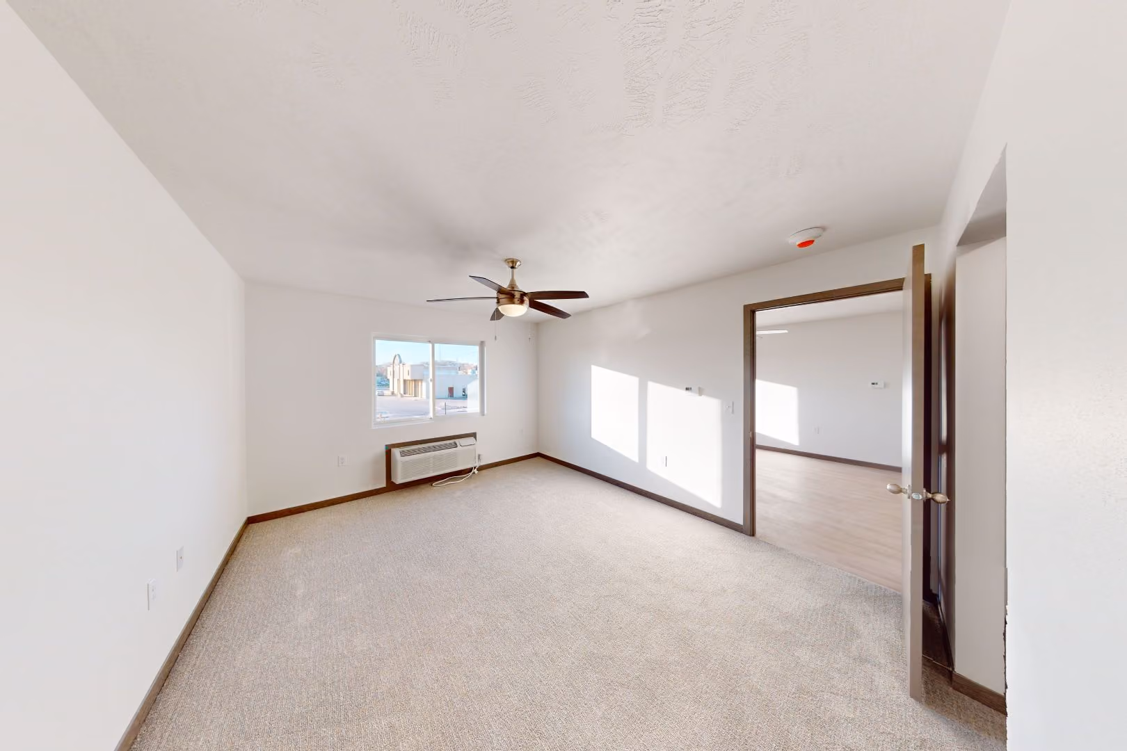 Apartment interior at Floyd River Flats in Sioux City, Iowa.