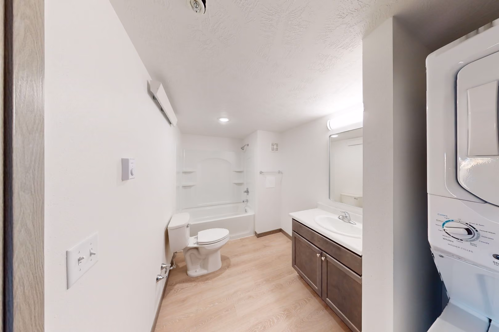 Apartment interior at Floyd River Flats in Sioux City, Iowa.