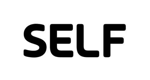 The word 'SELF' in bold black letters on a white background.