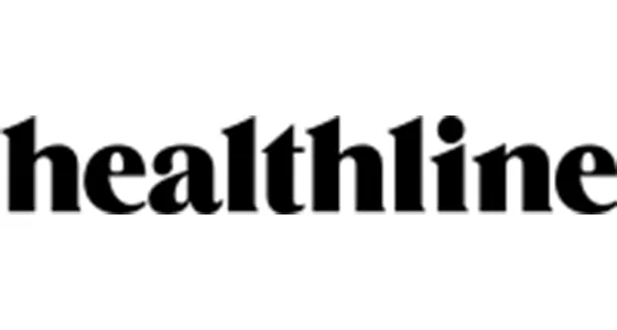 Healthline logo text in black font on a white background.