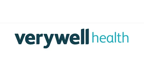 Verywell Health logo with 'verywell' in bold dark text and 'health' in lighter blue text.
