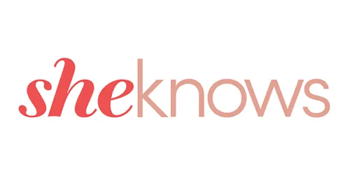SheKnows logo with 'she' in red cursive and 'knows' in light pink lowercase letters.