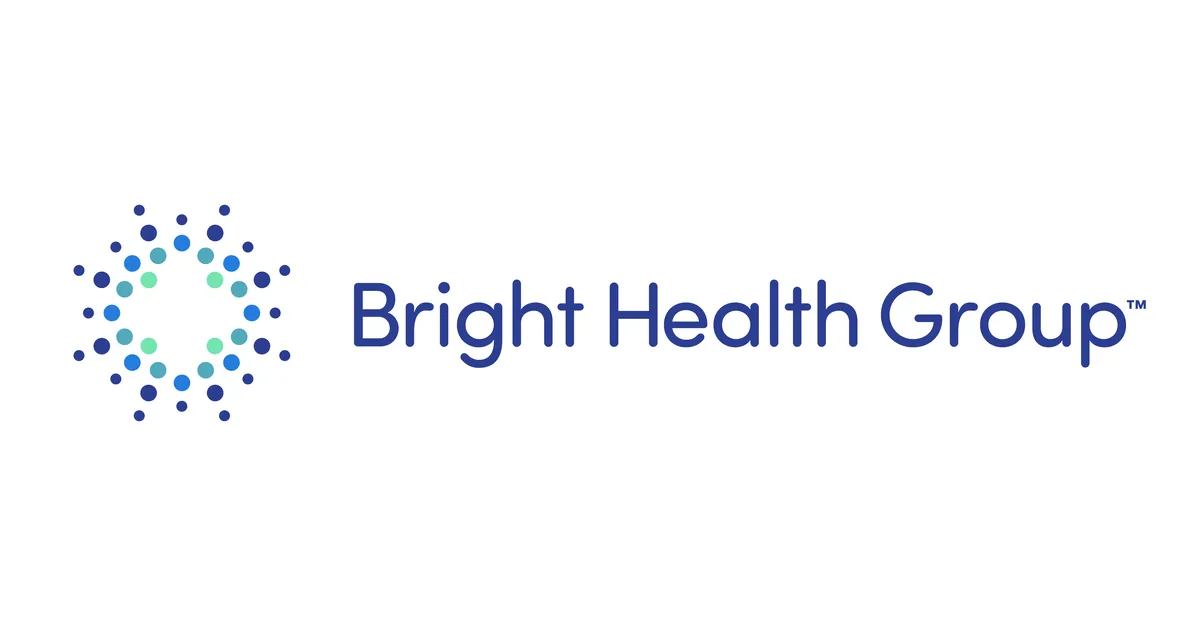 Bright Health Group logo with circular dot pattern to the left of the company name.
