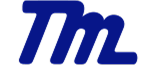 TM logo in dark blue with stylized italic letters.