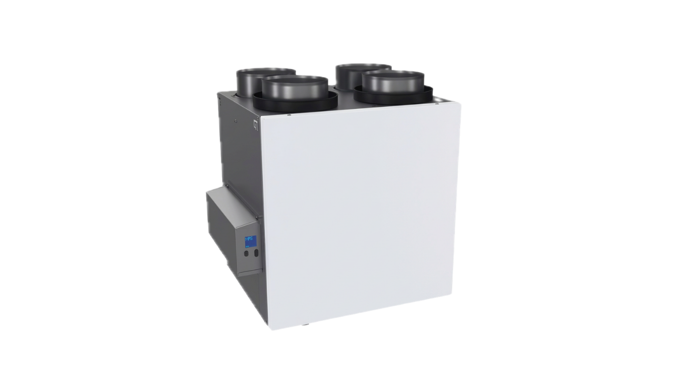 A picture of a Energy Recovery Ventilator (ERV).