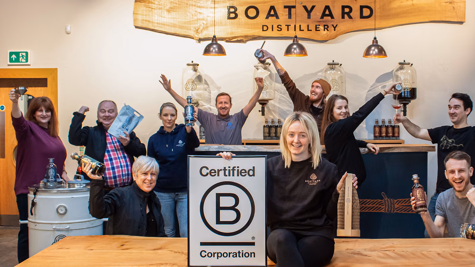 The Boatyard Distillery earns B Corp certification