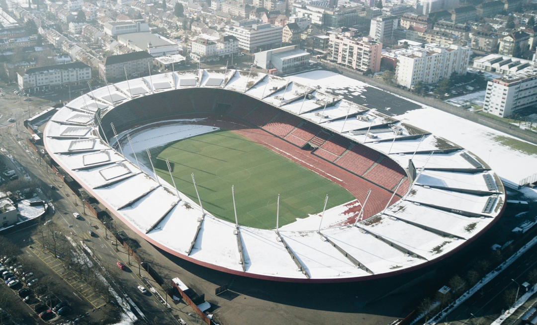 Stadium media area
