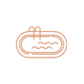 Hot tub amenity icon