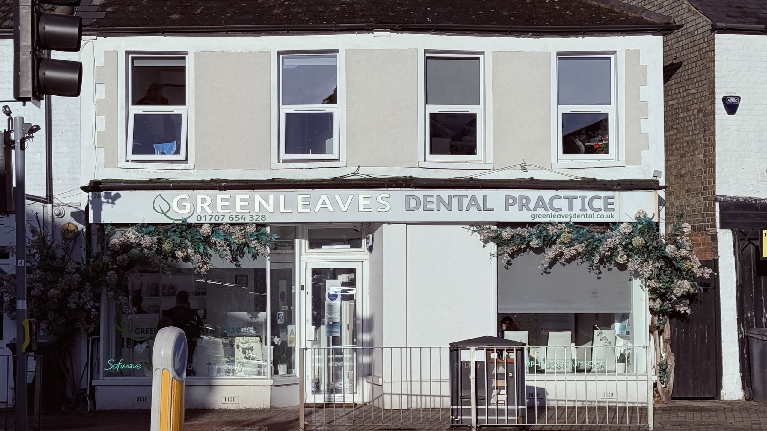 Exterior of Greenleaves Dental Practice in Potters Bar, where Spencer Richman sees patients