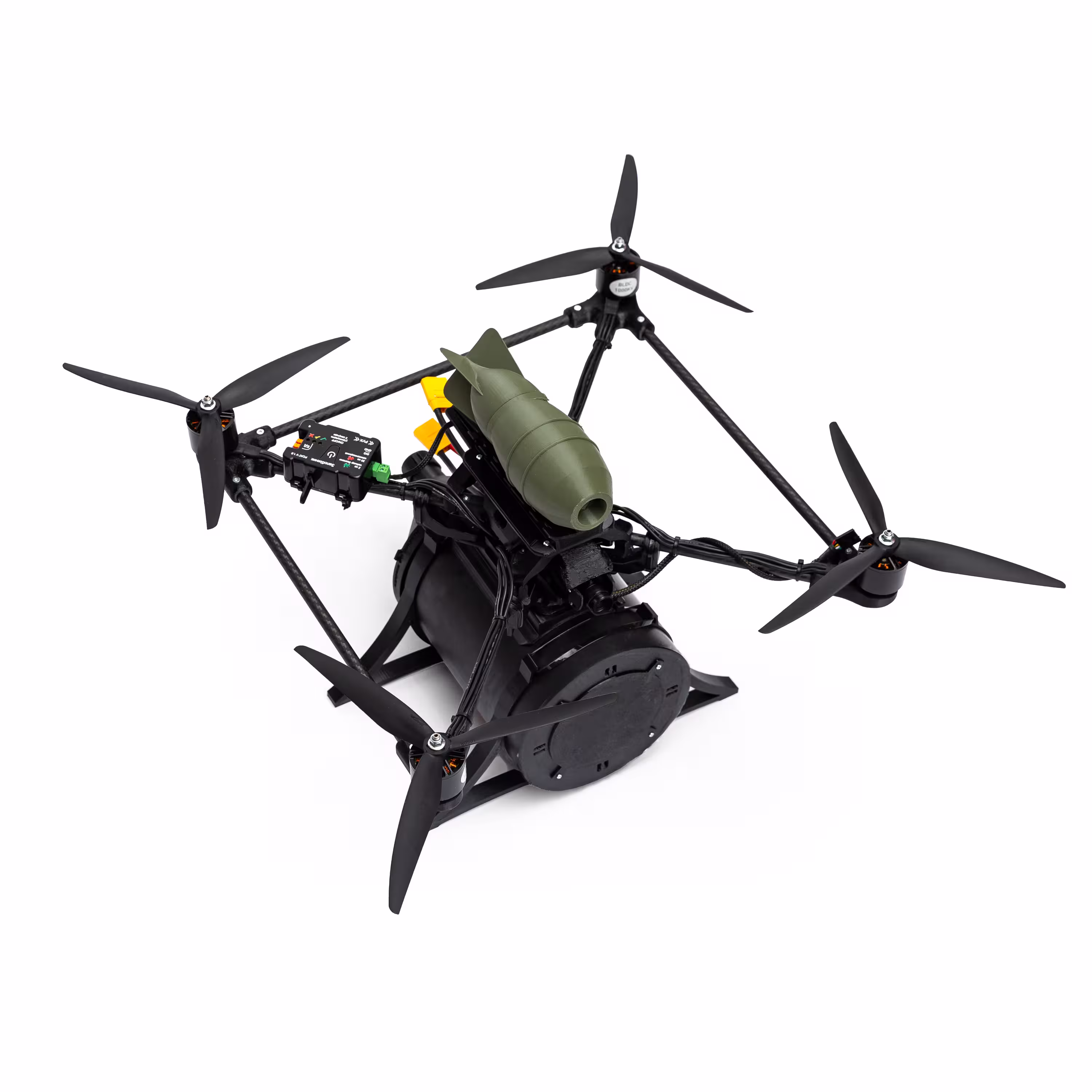 DEADLINER Q1 fiber-optic strike quadcopter