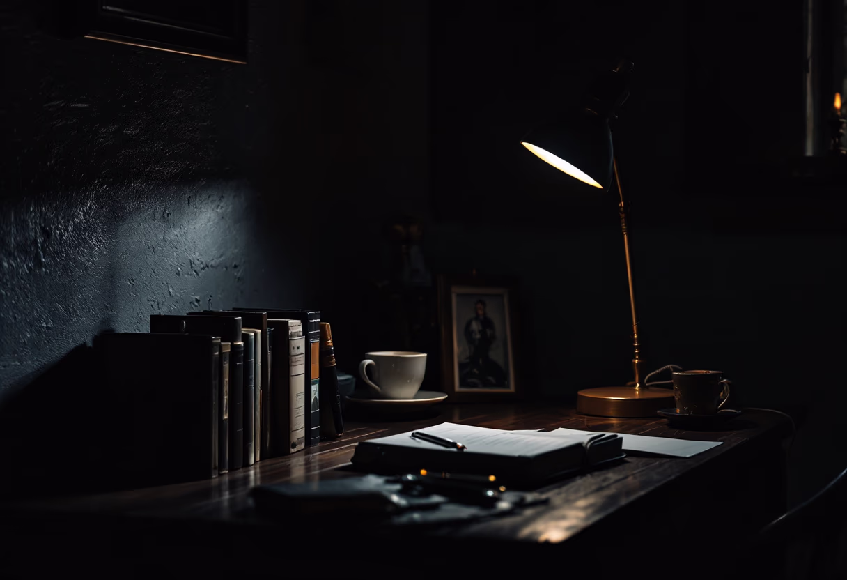 image of cozy study nook [background image]