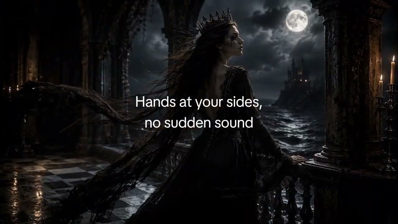 The Statue Breathes by Vesper Mourdant, The Winter's Tale gothic art rock music video artwork