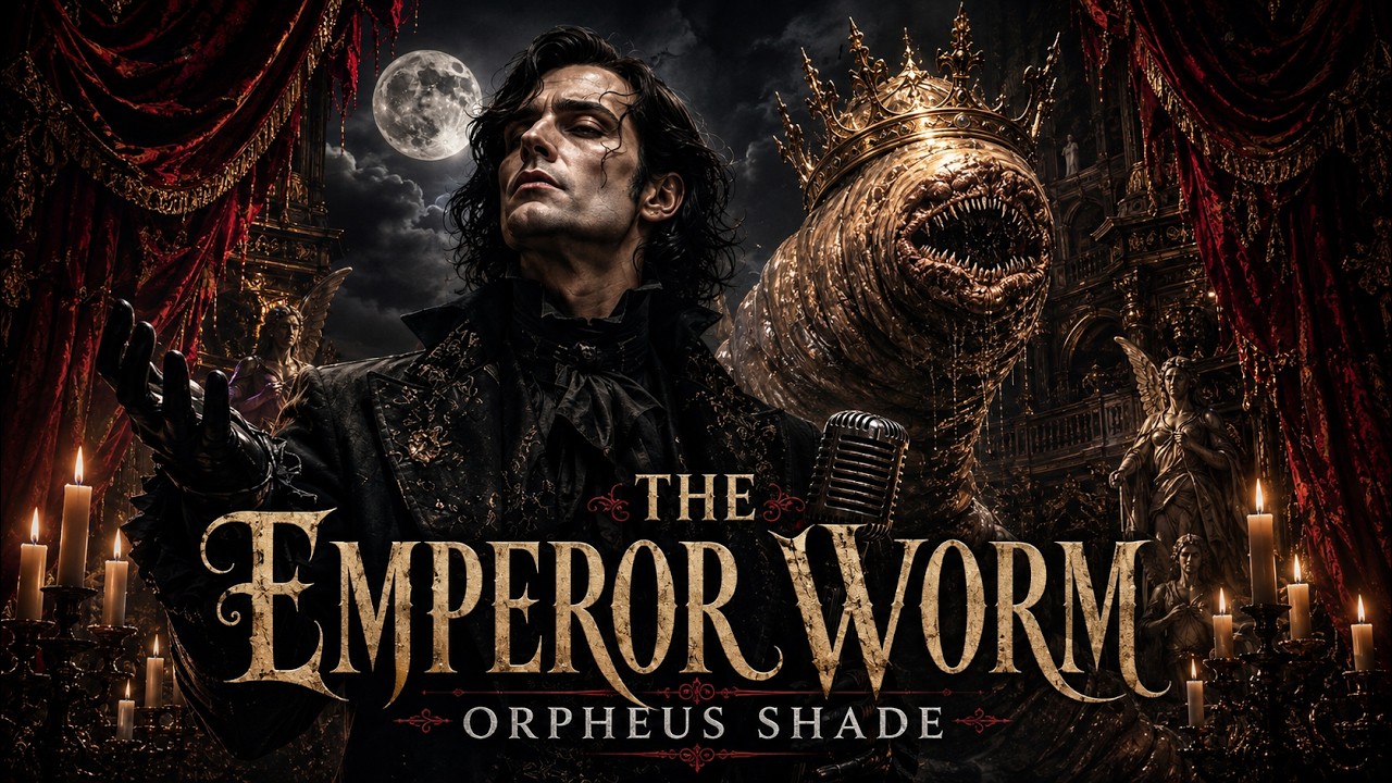 The Emperor Worm by Orpheus Shade, dark gothic rock music video inspired by Edgar Allan Poe
