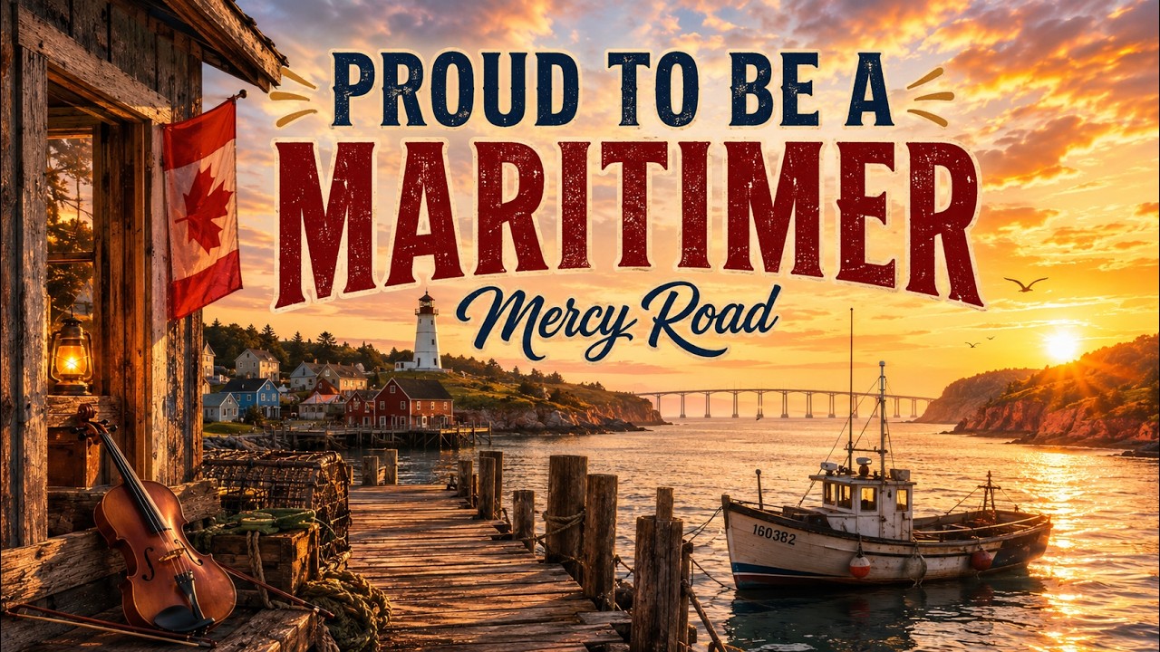 Proud to Be a Maritimer by Mercy Road, Maritime Canada country-folk anthem artwork