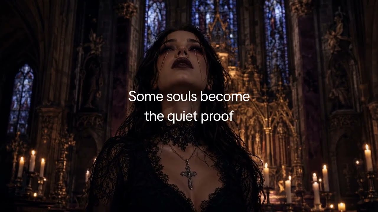 Blessings and Lessons by Vesper Mourdant, cinematic gothic darkwave artwork