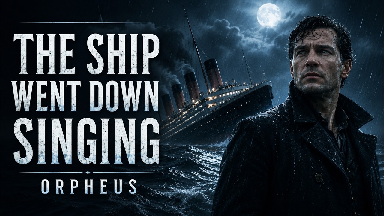 The Ship Went Down Singing by Orpheus Shade, dark maritime shipwreck artwork