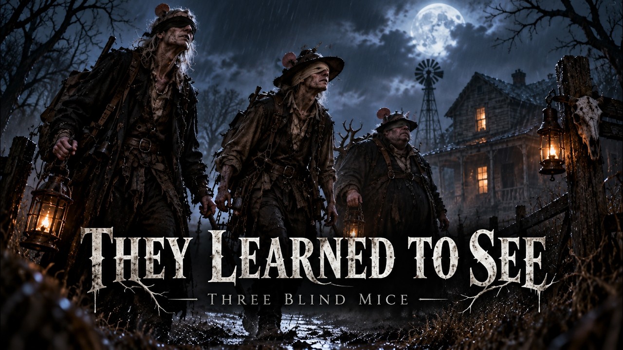 They Learned to See by Rhialto, Three Blind Mice Halloween horror music artwork