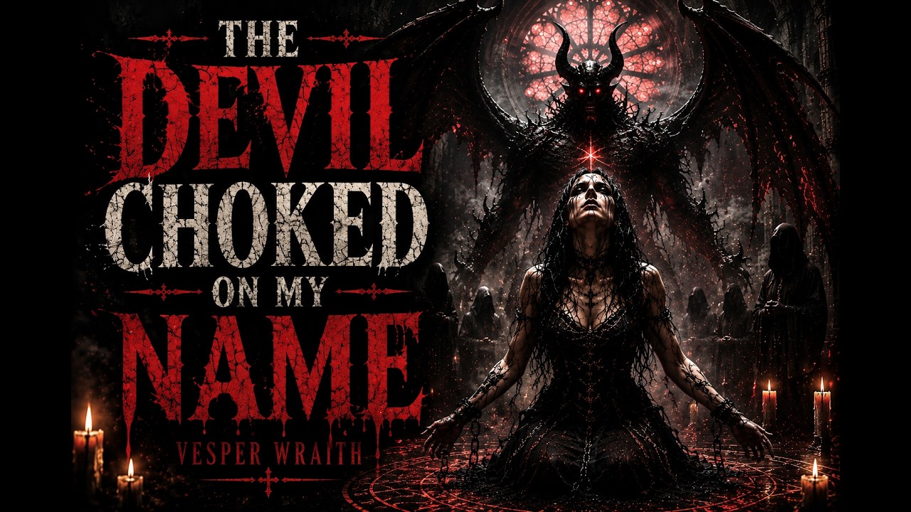 The Devil Choked on My Name by Vesper Mourdant gothic horror metal music video artwork
