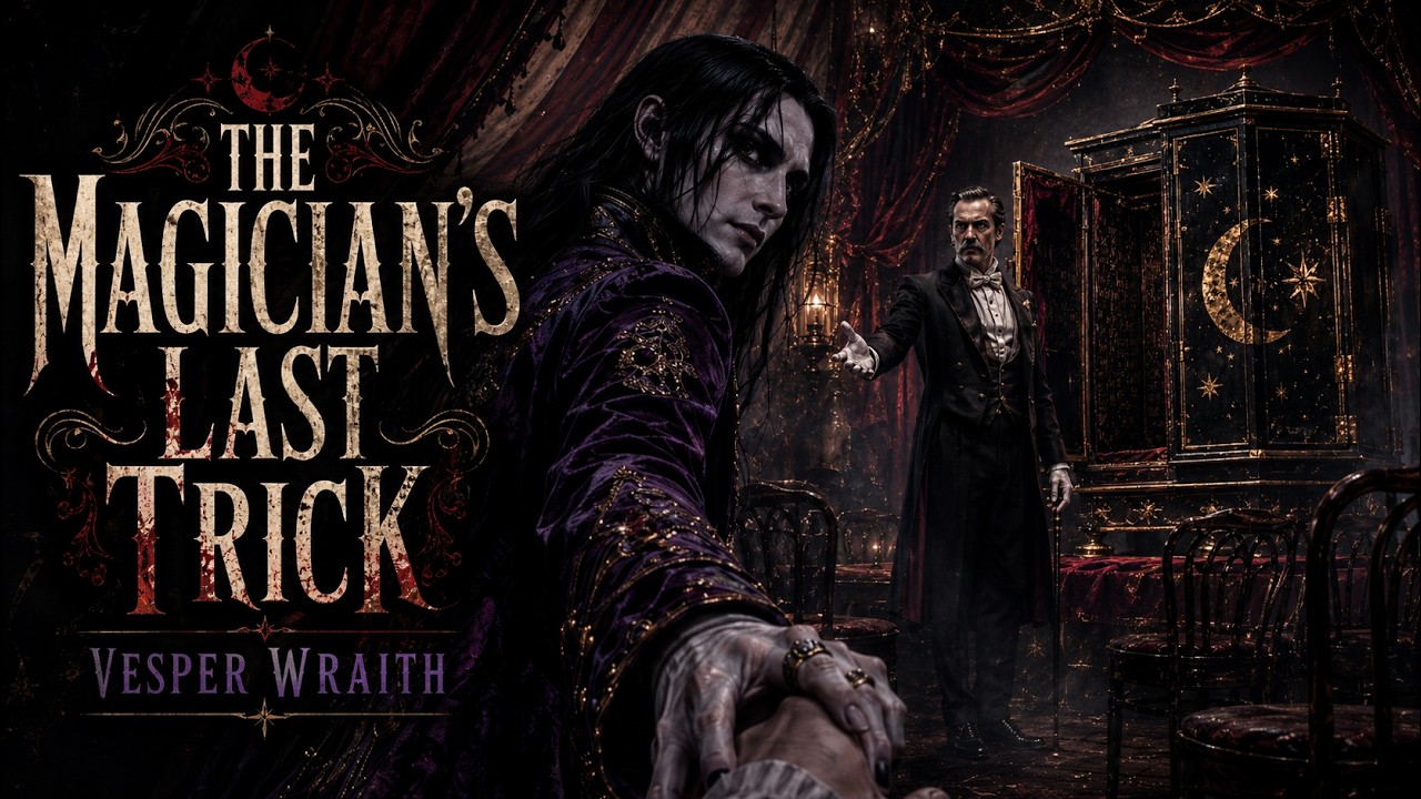 The Magician’s Last Trick by Vesper Mourdant gothic horror carnival music video artwork