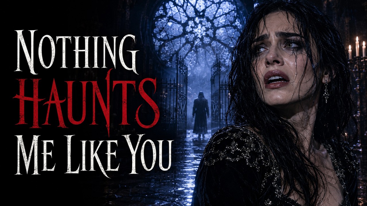 Nothing Haunts Me Like You by Vesper Mourdant gothic rock power ballad music video artwork
