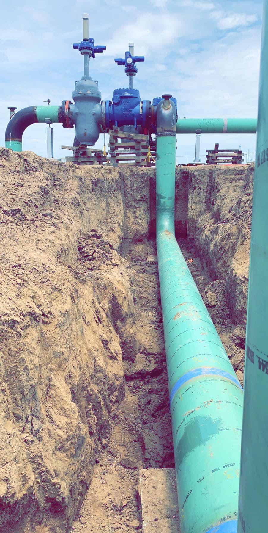 Tulsa Specialty Welding underground industrial piping installation