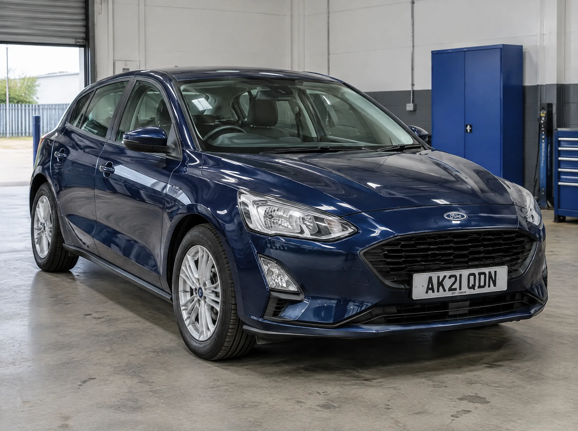 Illustrative image of a family car ready for collection from a workshop.