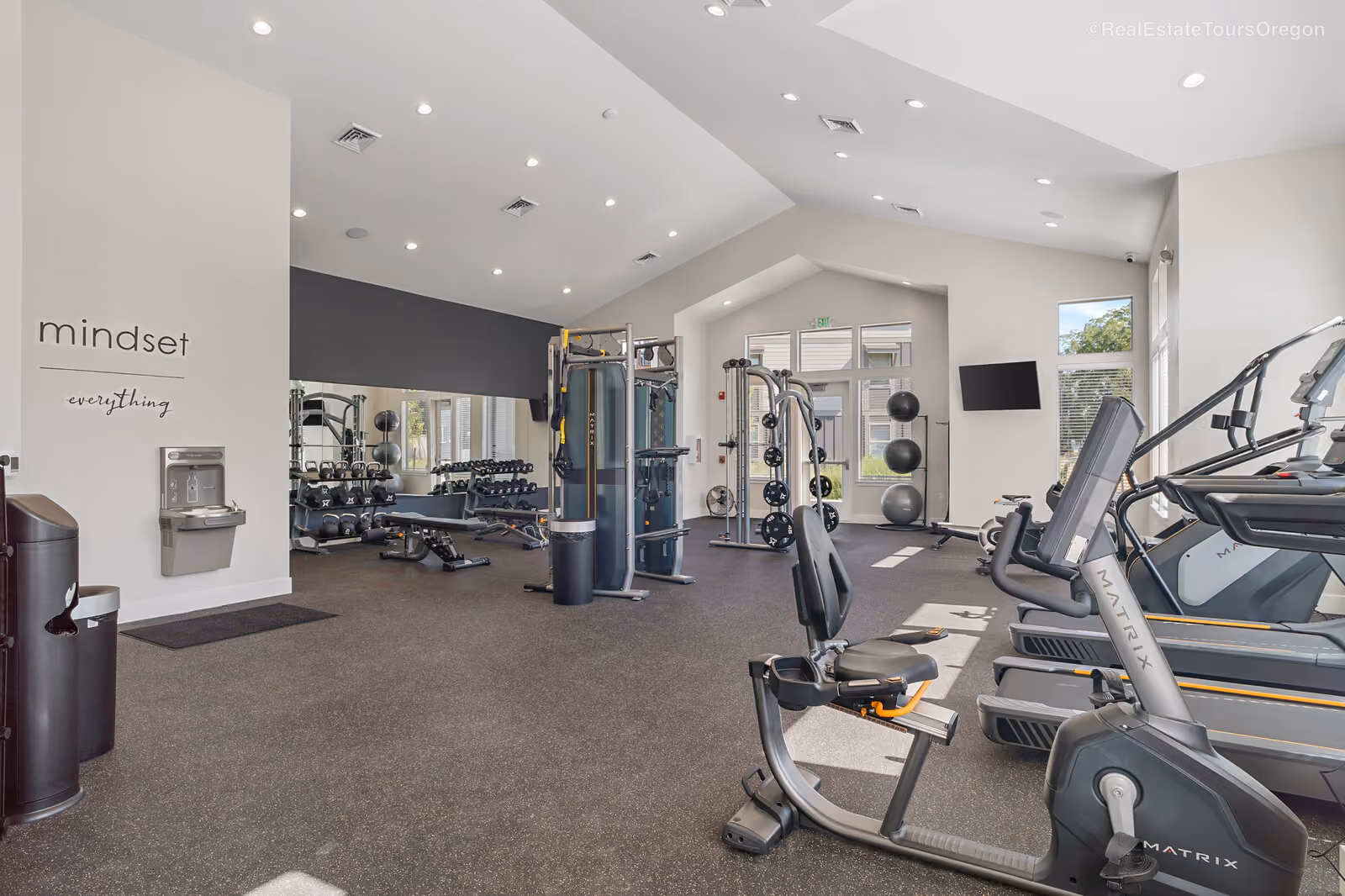 Gym at The Jory Apartments in Salem, Oregon