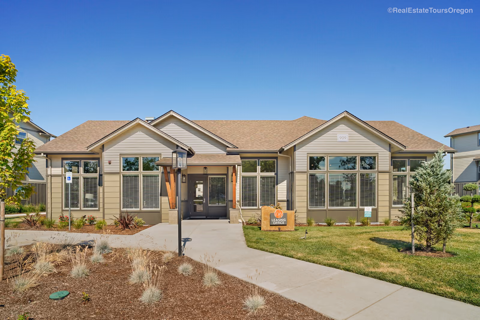 Clubhouse exterior at The Jory Apartments in Salem, Oregon