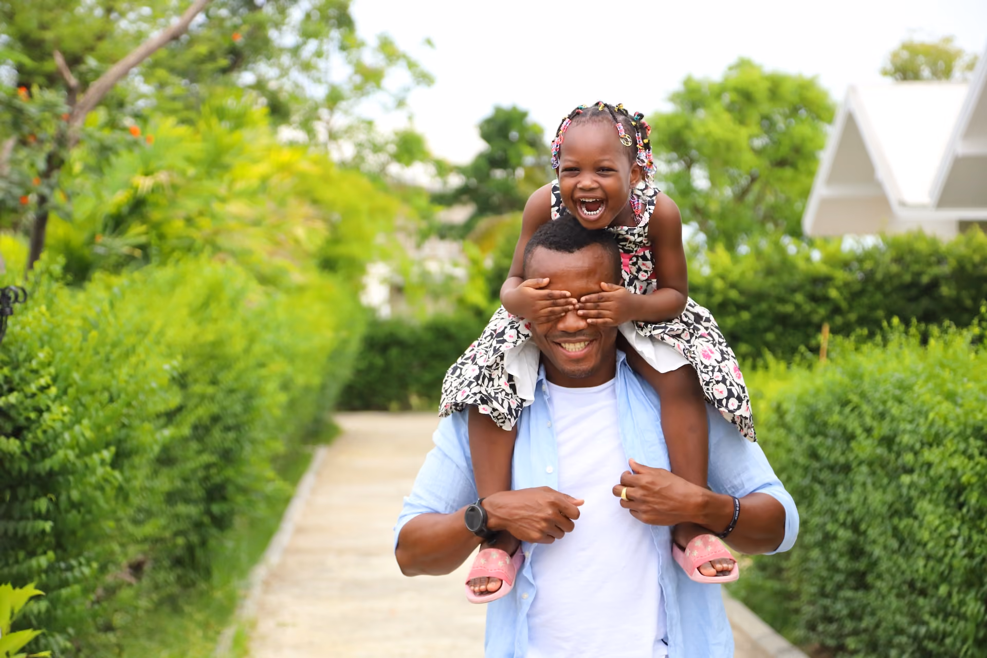 Child with father