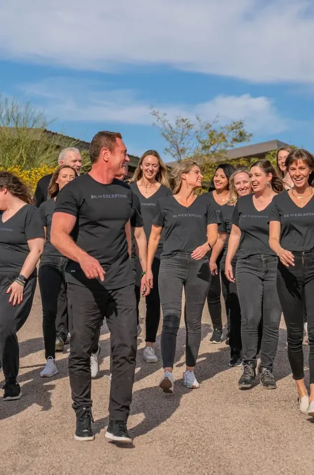 The A-Team at a company gathering