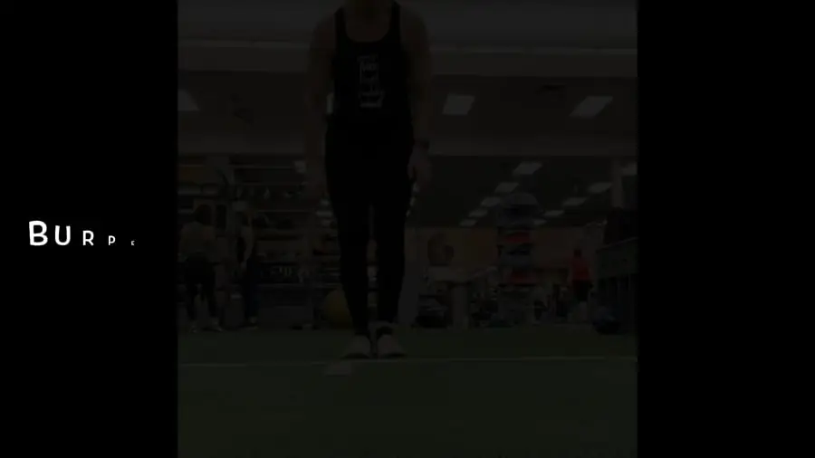 Darami serving her burpee penalty in 2026