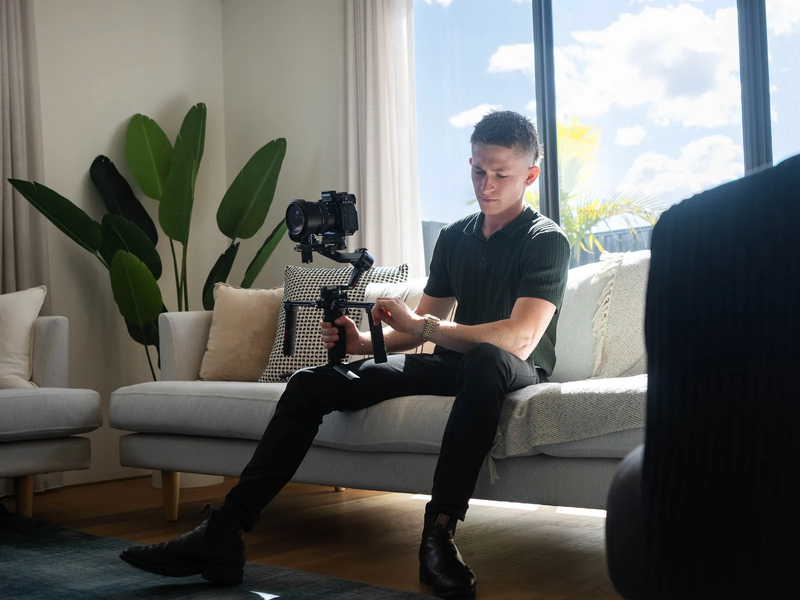 Keoni Upton of Growth Concept Media on a Perth come-to-you brand shoot. Keoni Upton of Growth Concept Media on a Perth come-to-you brand shoot.