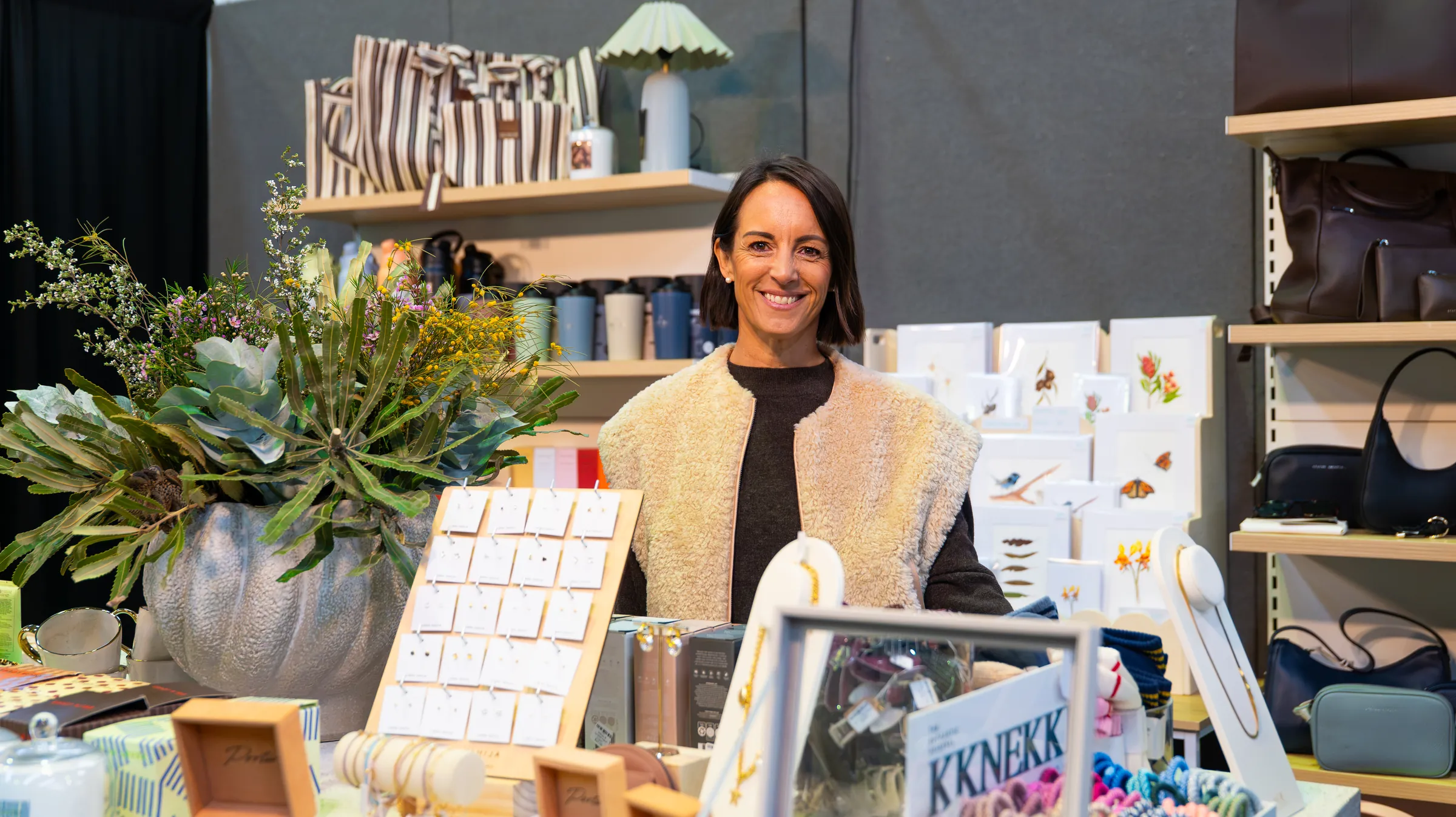 Jodie Schell at the Lot 39 stall, Wheatbelt Business Network, filmed by Growth Concept Media.