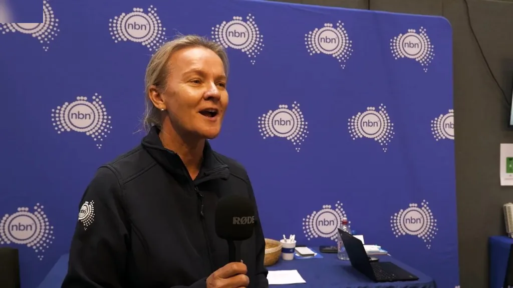 Naomi Evans speaking, filmed for the Wheatbelt Business Network.