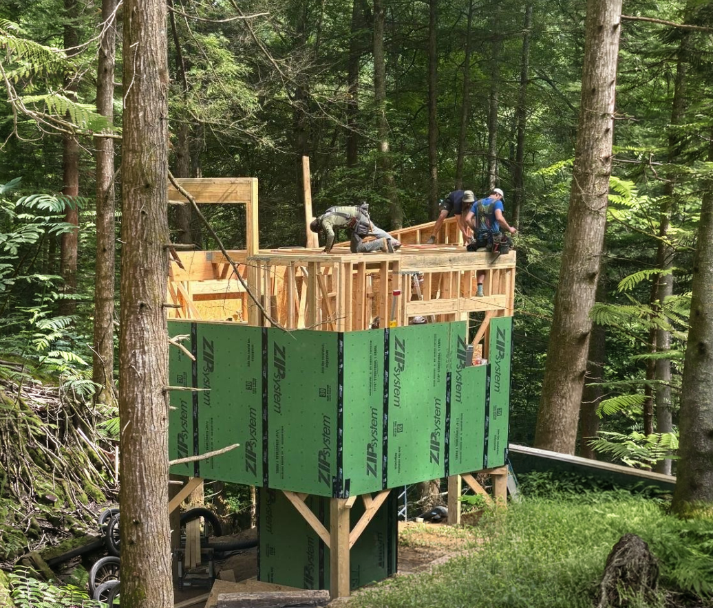 Carpenter Craft custom cabin build in Red River Gorge