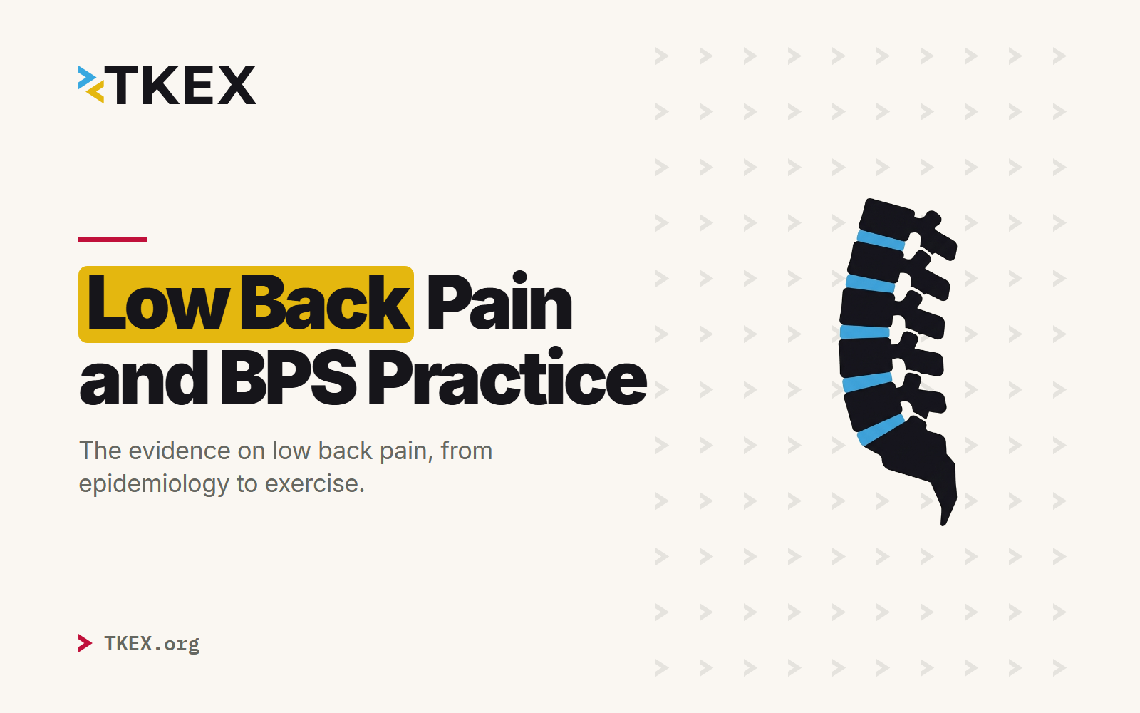 Low Back Pain and BPS Practice, self-paced course tile