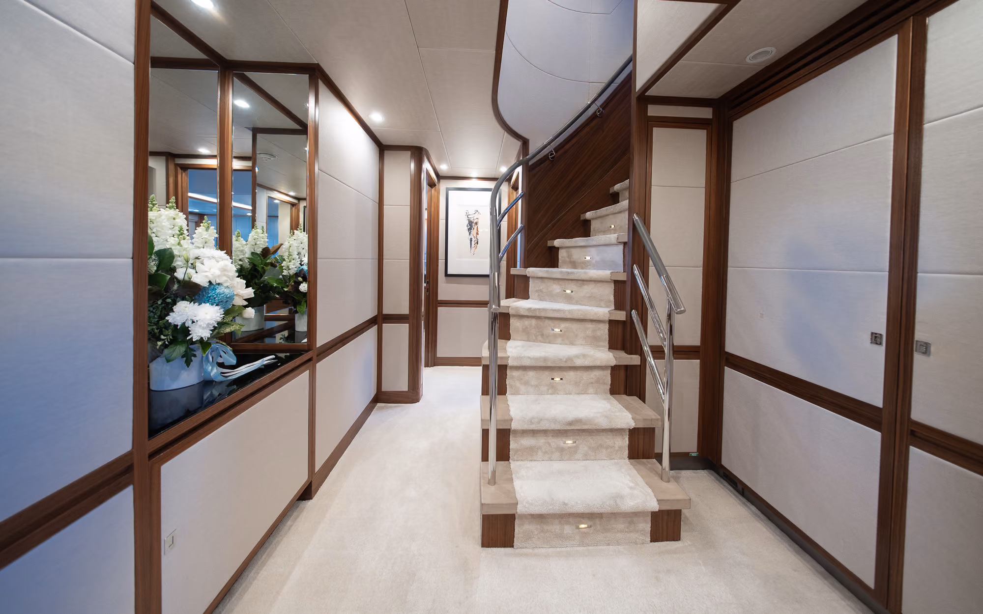 Belle's stairwell and atrium