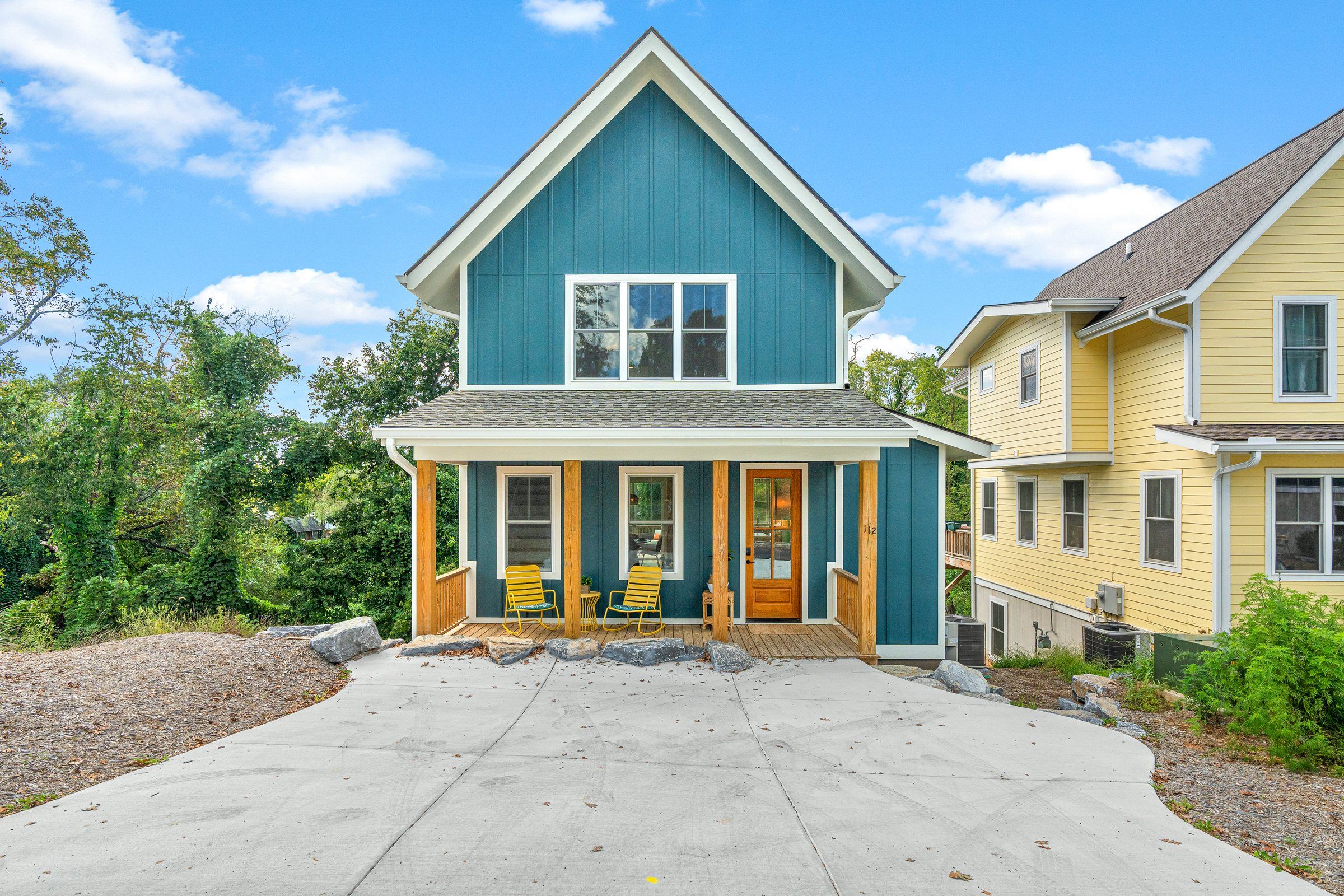 112 Alma Lane, a board-and-batten house built by Demos Builders