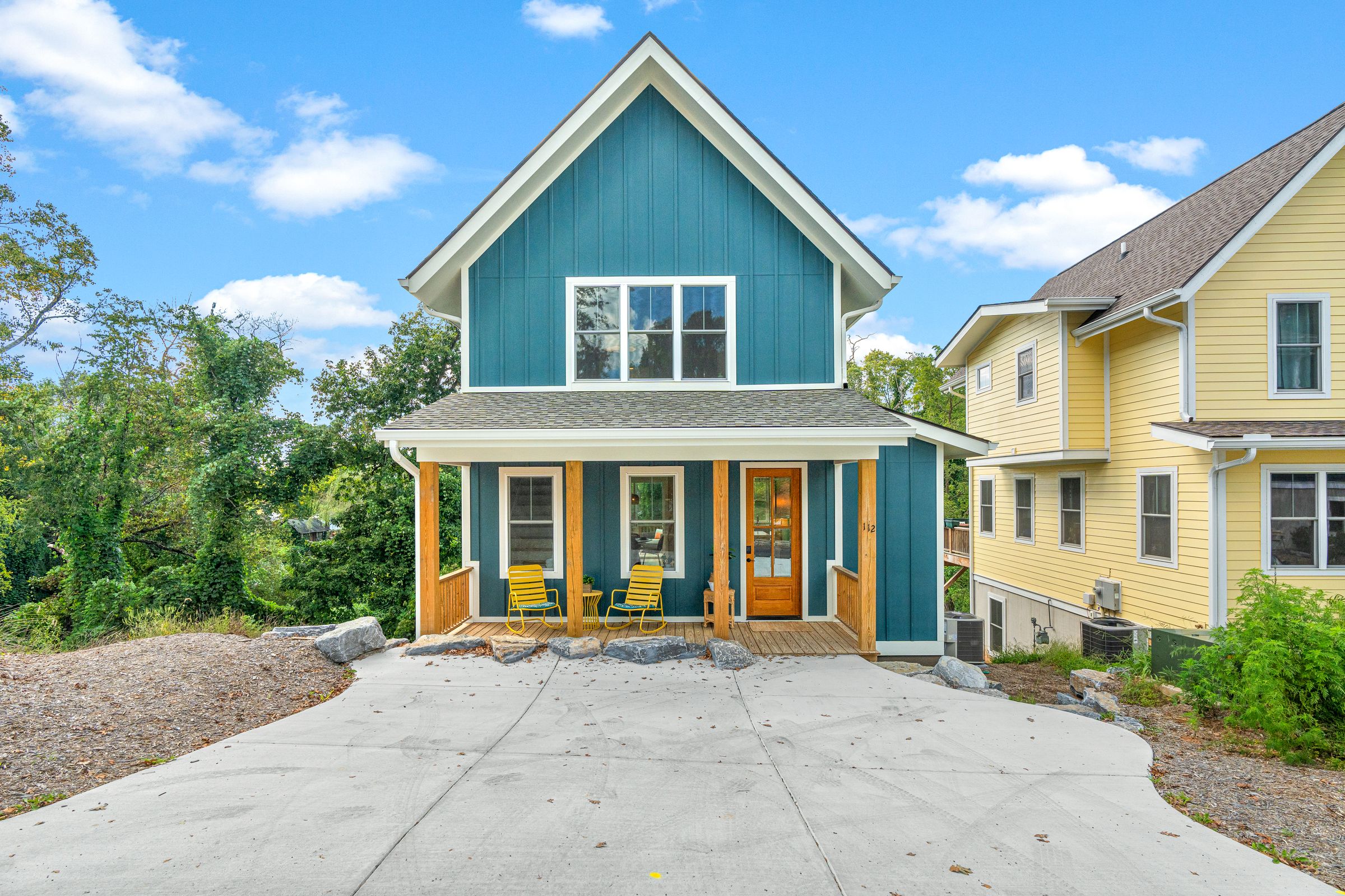 112 Alma Lane, a board-and-batten house built by Demos Builders