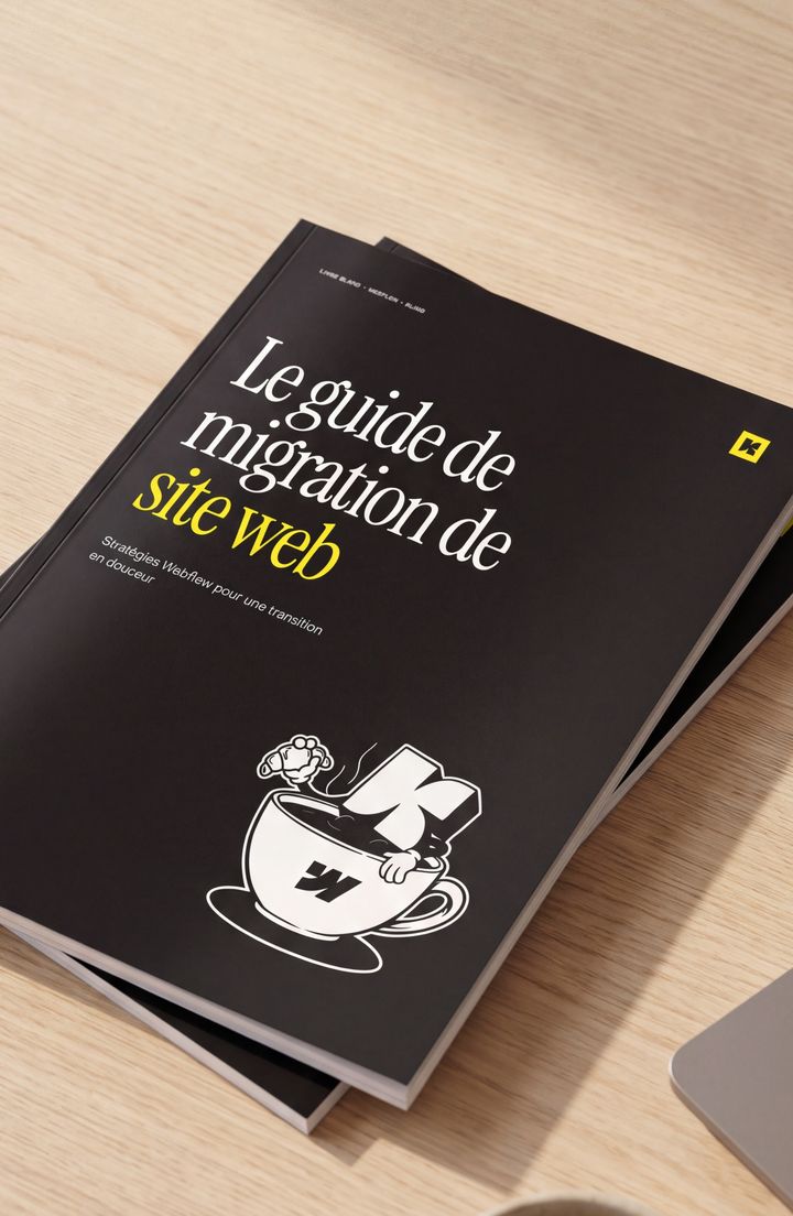 Couverture du guide de migration de site web KLIMB × Webflow